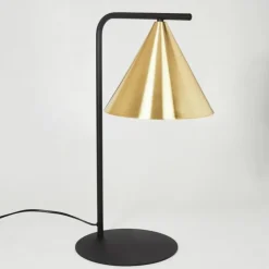 hofstein Lampes À Poser|Lampe de table Hueso Noir, 1 lumière