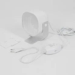 Lampe de table iDual Lilas LED Argenté, 1 lumière, Changeur de couleurs