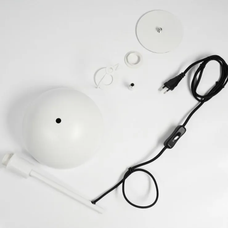 hofstein Lampes À Poser|Lampe de table Kaitulai Blanc, 1 lumière