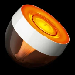 Lampe de table, kit d'extension Philips Hue Ambiance White & Color Iris LED Transparent, Blanc, 1 lumière, Changeur de couleurs