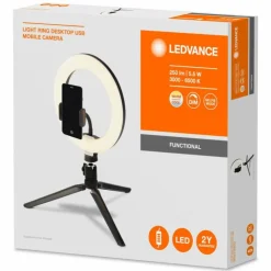 Luminaires Ledvance Lampadaires Et Lampes Sur Pied|Lampe de table Ledvance MOBILE RING Noir, 1 lumière