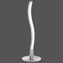 Luminaires Leuchten Direkt Éclairage Led|Lampe de table Leuchten Direkt WAVE LED Acier inoxydable, 1 lumière