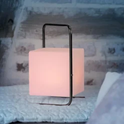 Lampe de table Leuchten Direkt KENO LED Noir, 1 lumière, Télécommandes, Changeur de couleurs