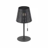 Lampe de table Leuchten-Direkt MANDY LED Anthracite, 1 lumière