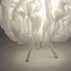 Lampe de table Leuchten-Direkt LOLASMART-NAOMI LED Blanc, 1 lumière, Télécommandes