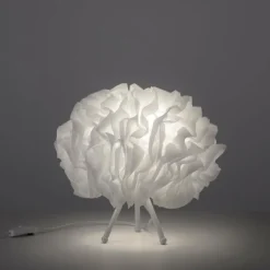 Lampe de table Leuchten-Direkt LOLASMART-NAOMI LED Blanc, 1 lumière, Télécommandes