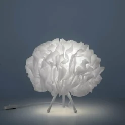 Lampe de table Leuchten-Direkt LOLASMART-NAOMI LED Blanc, 1 lumière, Télécommandes