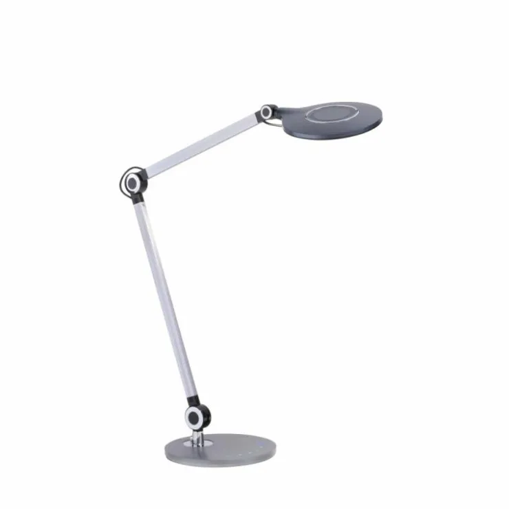 Luminaires Leuchten Direkt Éclairage Led|Lampe de table Leuchten-Direkt NIKLAS LED Noir, Argenté, 1 lumière