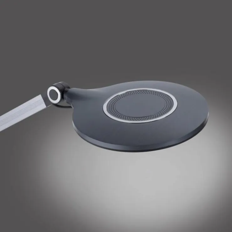 Luminaires Leuchten Direkt Éclairage Led|Lampe de table Leuchten-Direkt NIKLAS LED Noir, Argenté, 1 lumière