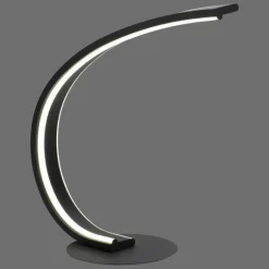 Lampe de table Leuchten-Direkt Q-VITO LED Anthracite, 1 lumière, Télécommandes