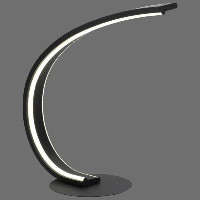 Lampe de table Leuchten-Direkt Q-VITO LED Anthracite, 1 lumière, Télécommandes