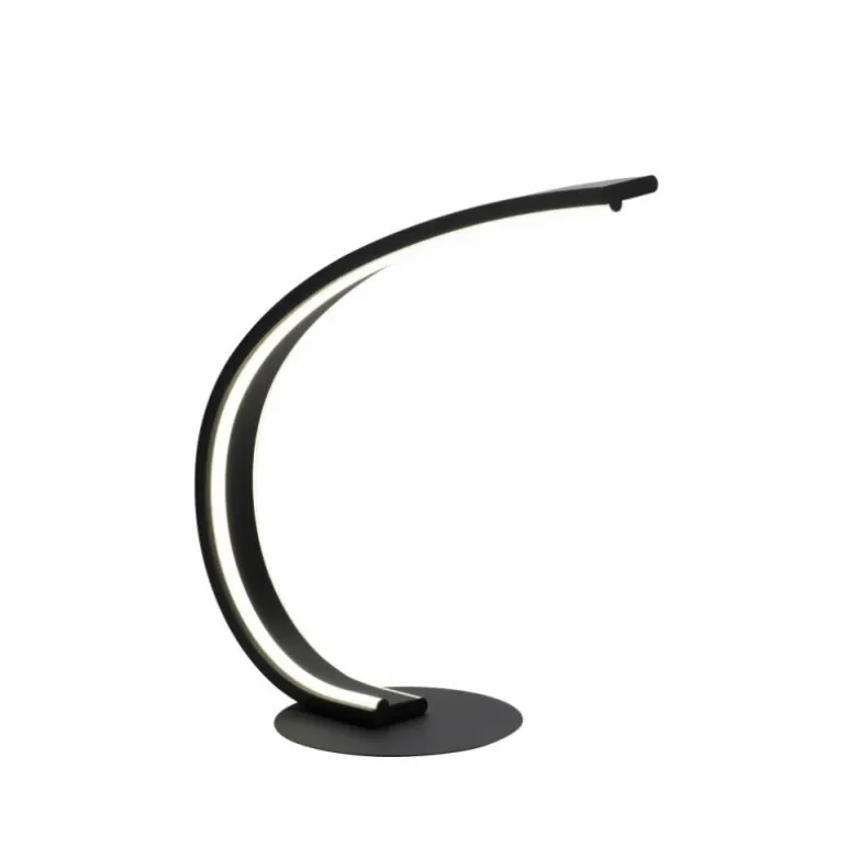 Lampe de table Leuchten-Direkt Q-VITO LED Anthracite, 1 lumière, Télécommandes