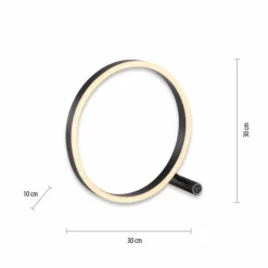 Luminaires Leuchten Direkt Éclairage Led|Lampe de table Leuchten-Direkt RITUS LED Anthracite, 1 lumière