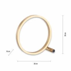 Luminaires Leuchten Direkt Éclairage Led|Lampe de table Leuchten-Direkt RITUS LED Laiton, 1 lumière