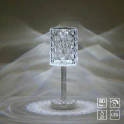 Luminaires Leuchten Direkt Lampes À Poser|Lampe de table Leuchten-Direkt KRISTALA Transparent, 1 lumière