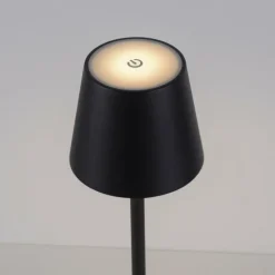 Lampe de table Leuchten-Direkt EURIA LED Noir, 1 lumière