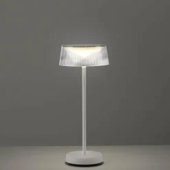 Lampe de table Leuchten-Direkt DORA LED Blanc, 1 lumière