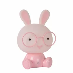 Luminaires Lucide Éclairage Led|Lampe de table Lucide DODO Rabbit LED Rose, 1 lumière