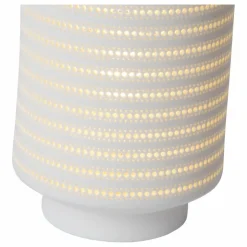 Luminaires Lucide Lampes À Poser|Lampe de table Lucide JAMILA Blanc, 1 lumière