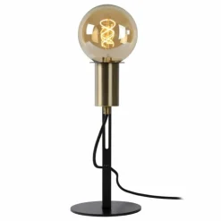 Luminaires Lucide Lampes À Poser|Lampe de table Lucide MALCOLM Noir, 1 lumière