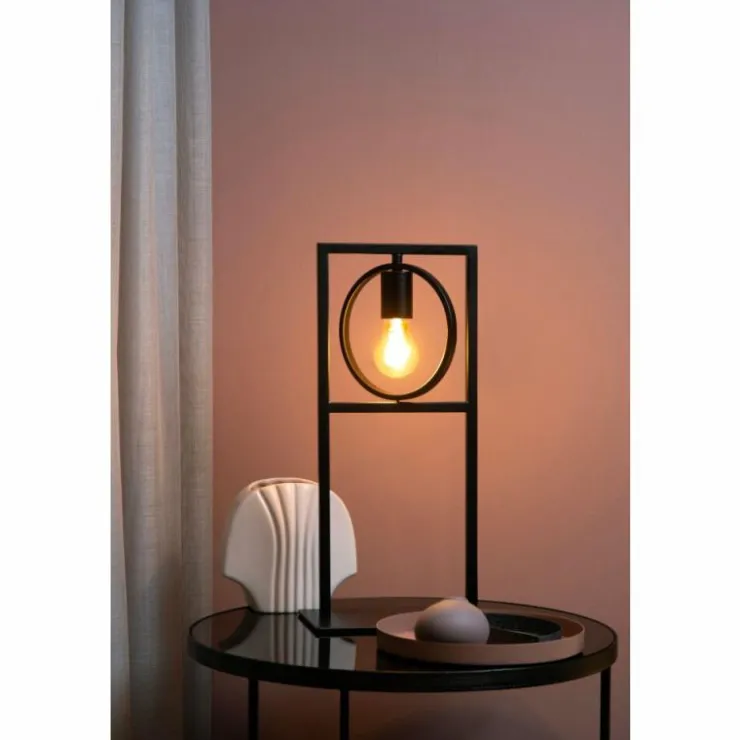 Luminaires Lucide Lampes À Poser|Lampe de table Lucide SUUS Noir, 1 lumière