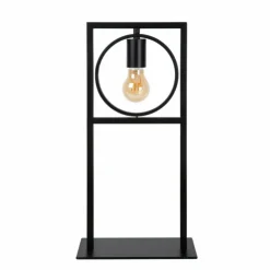 Luminaires Lucide Lampes À Poser|Lampe de table Lucide SUUS Noir, 1 lumière