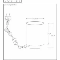 Luminaires Lucide Lampes À Poser|Lampe de table Lucide SUZY Noir, 1 lumière