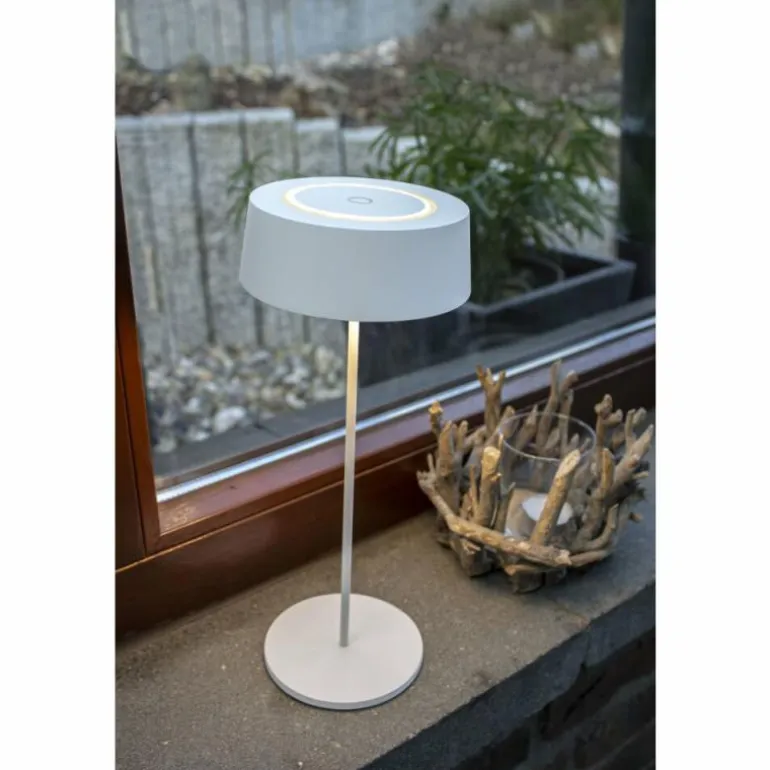 Lampe de table Lutec COCKTAIL LED Blanc, 1 lumière