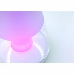 Lampe de table Lutec PEPPER LED Blanc, 1 lumière, Changeur de couleurs