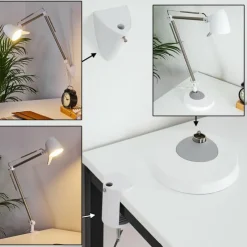 hofstein Lampes À Poser|Lampe de table Mildura LED Blanc, 1 lumière