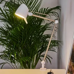 hofstein Lampes À Poser|Lampe de table Mildura LED Blanc, 1 lumière