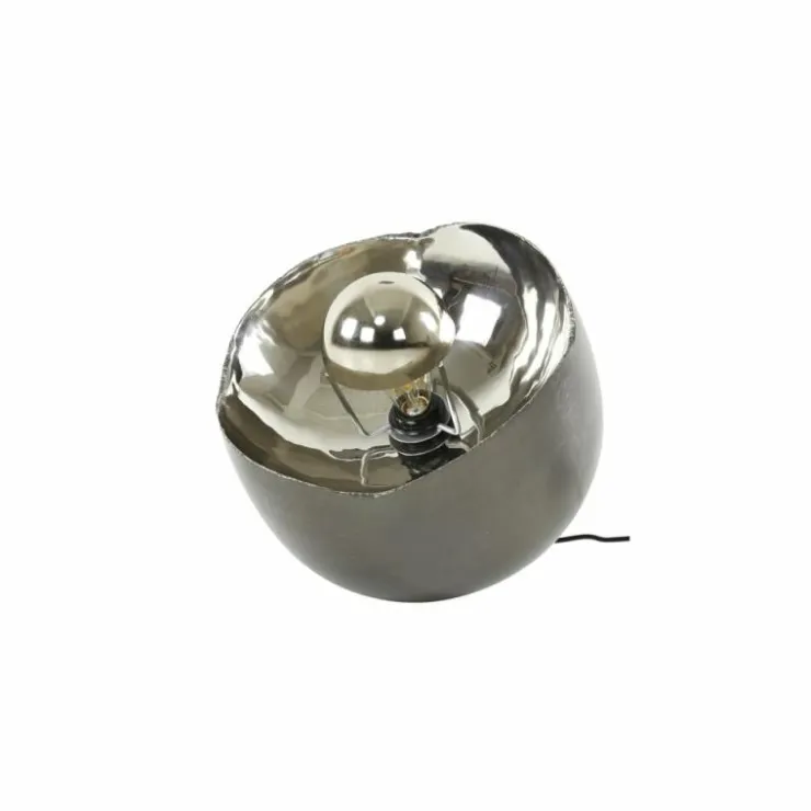hofstein Lampes À Poser|Lampe de table Mirror Nickel mat, Noir, 1 lumière