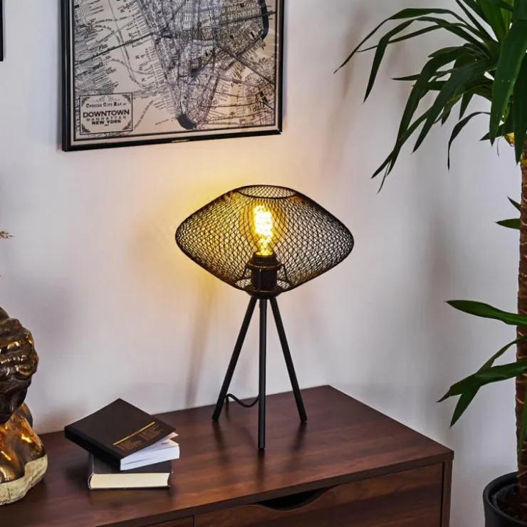 hofstein Lampes À Poser|Lampe de table Moholm Noir, 1 lumière