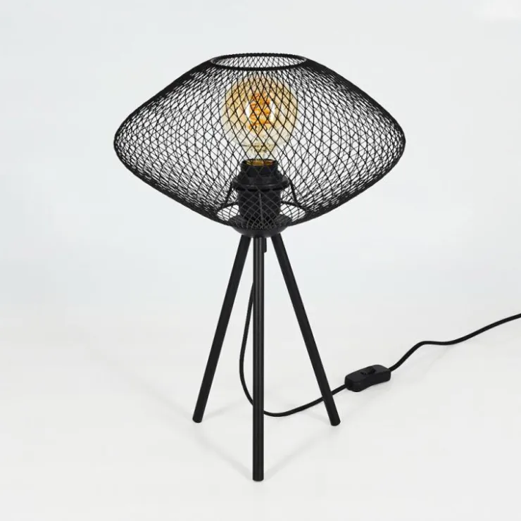 hofstein Lampes À Poser|Lampe de table Moholm Noir, 1 lumière