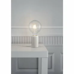 Luminaires Nordlux Lampes À Poser|Lampe de table Nordlux SIV Gris, Blanc, 1 lumière
