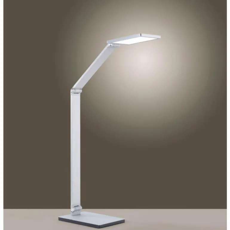 Lampe de table Paul Neuhaus Q-HANNES LED Argenté, 1 lumière, Télécommandes