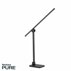 Luminaires Paul Neuhaus Éclairage Led|Lampe de table Paul Neuhaus PURE-GRAFO LED Noir, 1 lumière