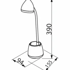 Luminaires Philips Lampes À Poser|Lampe de table Philips Hat LED Blanc, 1 lumière
