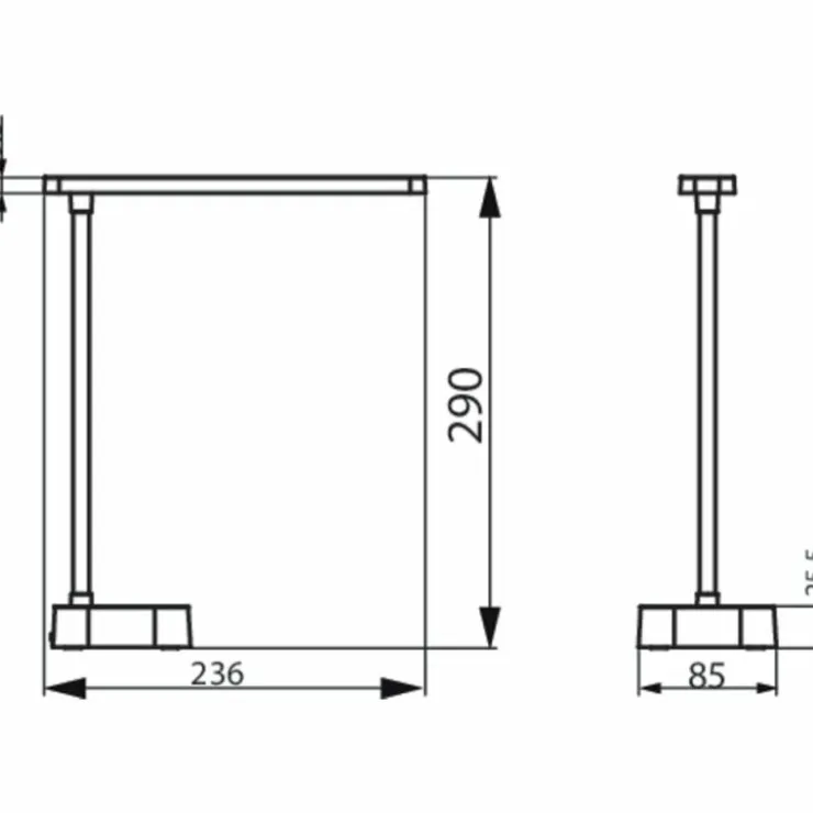 Luminaires Philips Éclairage Led|Lampe de table Philips Tilpa LED Blanc, 1 lumière