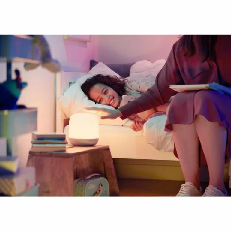 Lampe de table Philips WiZ Hero LED Blanc, 1 lumière, Télécommandes, Changeur de couleurs