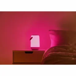 Lampe de table Philips WiZ Portable LED Blanc, 1 lumière, Changeur de couleurs