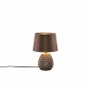 Luminaires Reality Lampes À Poser|Lampe de table Reality ARIANA Brun, 1 lumière