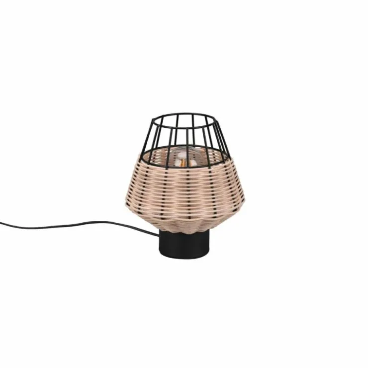 Luminaires Reality Lampes À Poser|Lampe de table Reality Borka Noir, 1 lumière