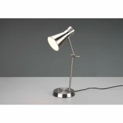 Luminaires Reality Lampes À Poser|Lampe de table Reality Enzo Nickel mat, 1 lumière