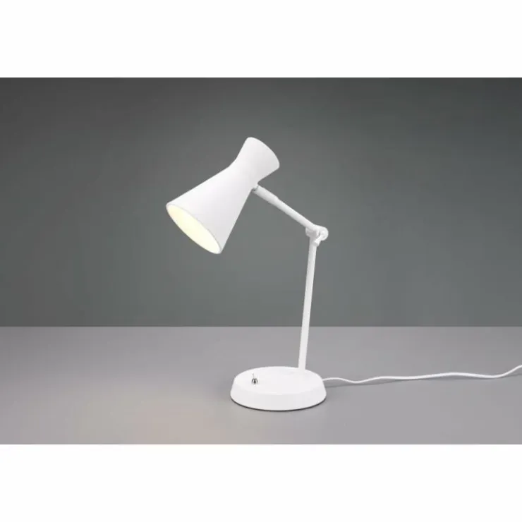 Luminaires Reality Lampes À Poser|Lampe de table Reality Enzo Blanc, 1 lumière