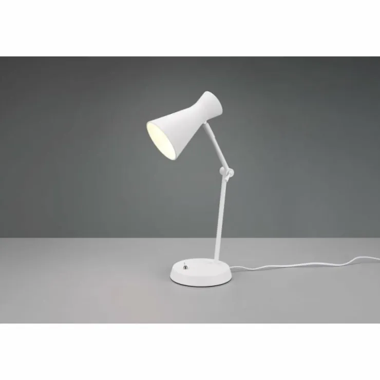 Luminaires Reality Lampes À Poser|Lampe de table Reality Enzo Blanc, 1 lumière