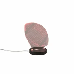 Luminaires Reality Éclairage Led|Lampe de table Reality FOOTBALL LED Noir, 1 lumière, Changeur de couleurs