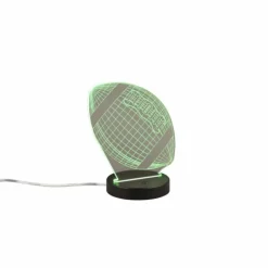 Luminaires Reality Éclairage Led|Lampe de table Reality FOOTBALL LED Noir, 1 lumière, Changeur de couleurs