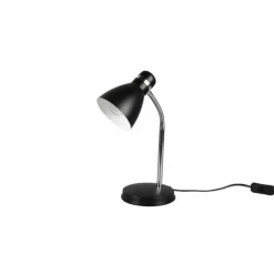 Luminaires Reality Lampes À Poser|Lampe de table Reality Harvey Chrome, Noir, 1 lumière