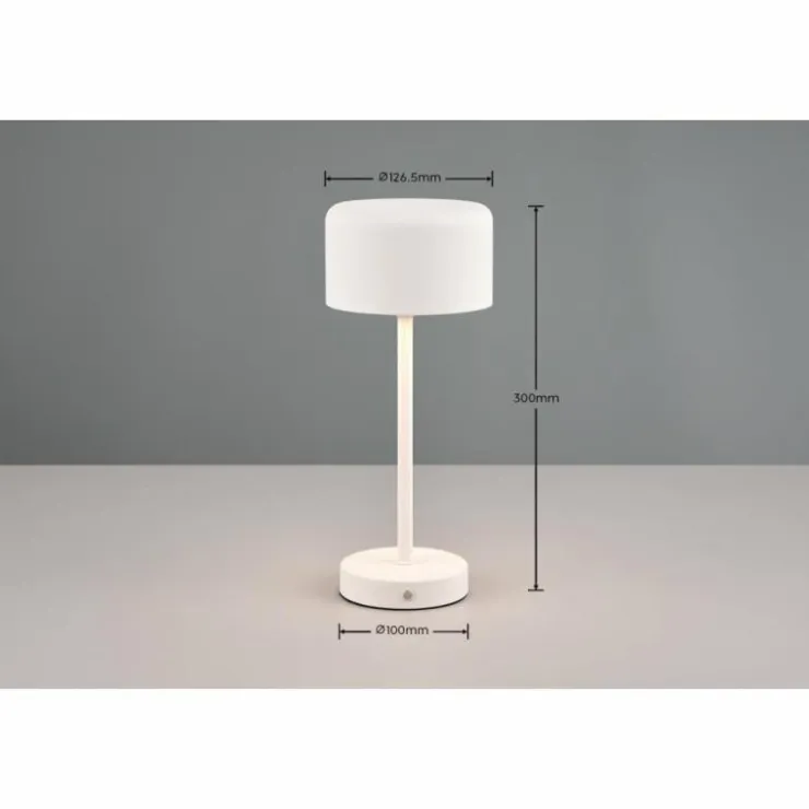 Luminaires Reality Éclairage Led|Lampe de table Reality JEFF LED Blanc, 1 lumière